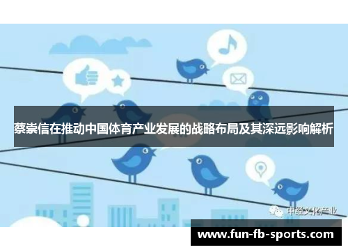 蔡崇信在推动中国体育产业发展的战略布局及其深远影响解析 蔡崇信在推动中国体育产业发展的战略布局及其深远影响解析